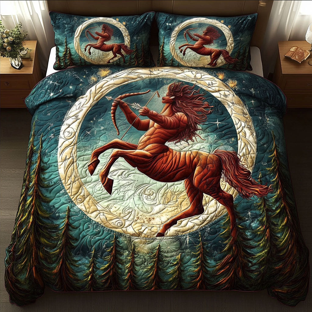 Sagittarius Spirit 3-Piece Quilted Bedding Set NCU0NT5716