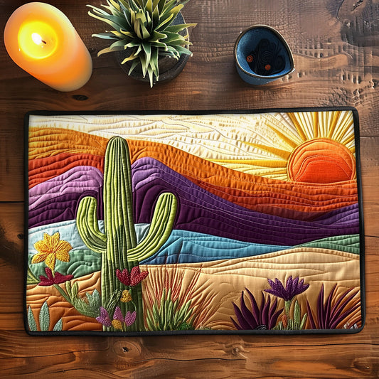 Saguaro Sunset Quilted Place Mat NCU0PT4717