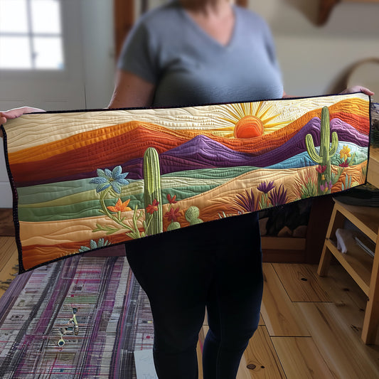 Saguaro Sunset Quilted Table Runner NCU0PT4716