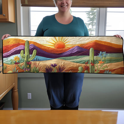 Saguaro Sunset Quilted Table Runner NCU0PT4716