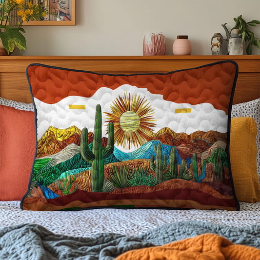 Saguaro Sunset Quilted Bedding Pillow Case NCU0DK5467