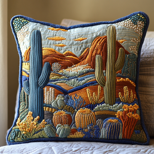 Saguaro Sunset Quilted Pillow Case NCU0DV4332