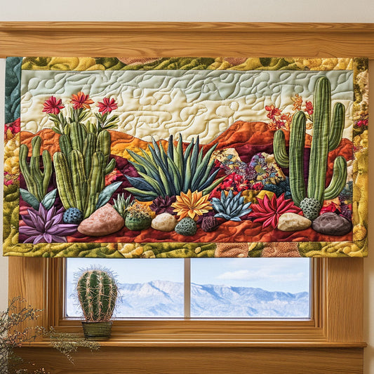 Saguaro Sunset Quilted Valance NCU0NT4303