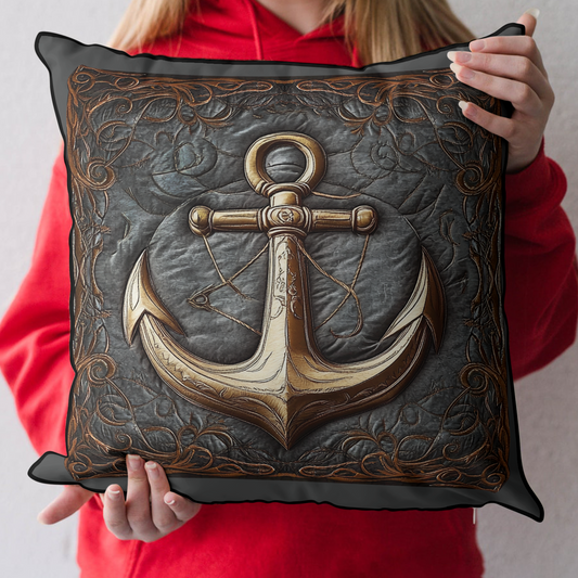 Sailor Anchor Quilted Pillow Case NCU0DK6347