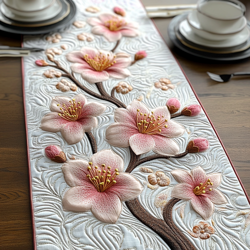 Sakura Dreamscape Quilted Table Runner NCU0DV5463
