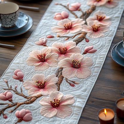 Sakura Garden Glow Quilted Table Runner NCU0DV5465