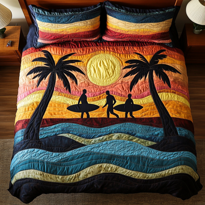 Saltwater Soul 3-Piece Quilted Bedding Set NCU0DK5872