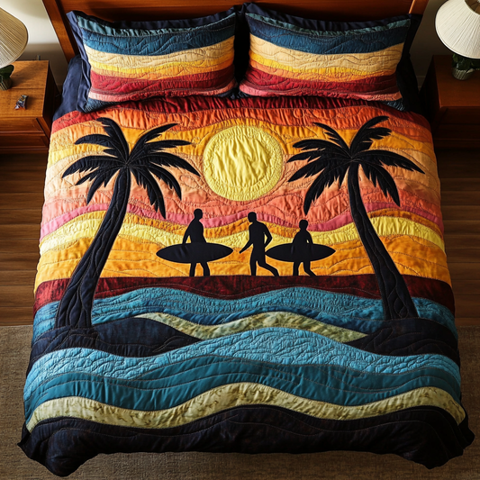 Saltwater Soul 3-Piece Quilted Bedding Set NCU0DK5872
