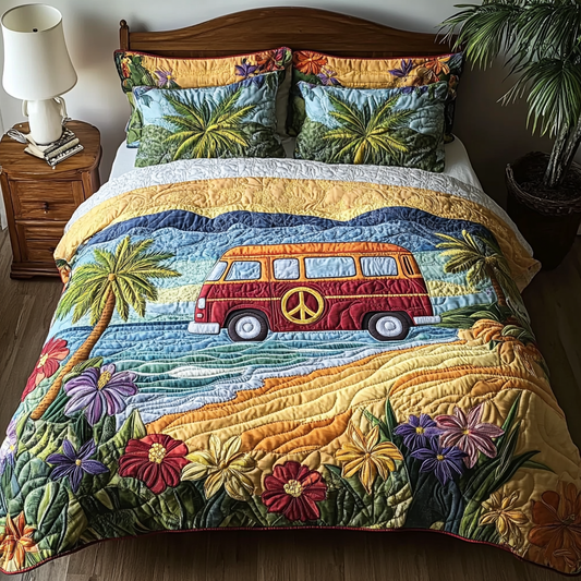 Saltwater Soul 3-Piece Quilted Bedding Set NCU0DV4426