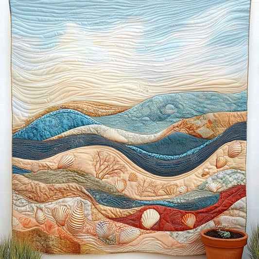 Sandy Breeze Quilted Blanket NCU0NT7263