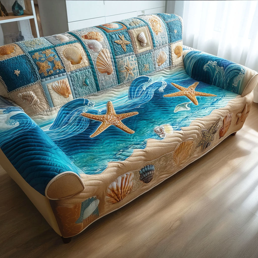 Sandy Coast Quilted Sofa Cover NCU0TD2218