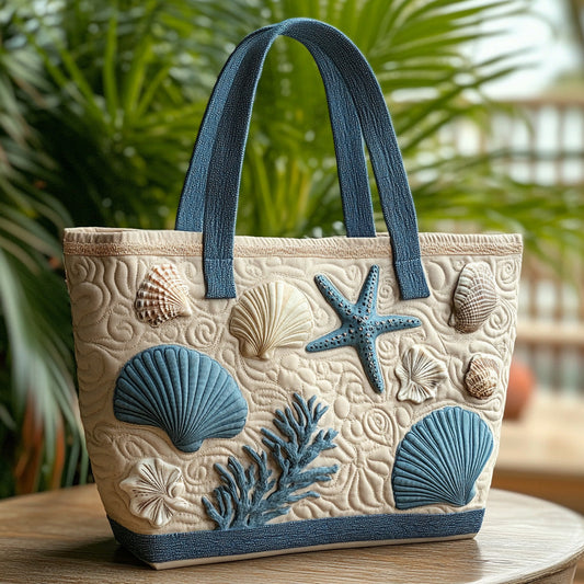 Sandy Finds Quilted Tote Bag NCU0DV7461