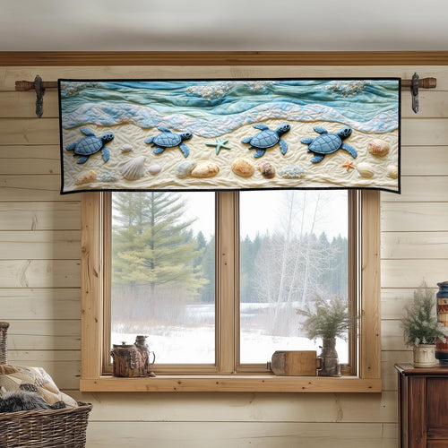 Sandy Horizon Quilted Valance NCU0NT4485