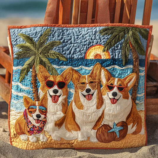 Sandy Paws Quilted Tote Bag NCU0PT9242