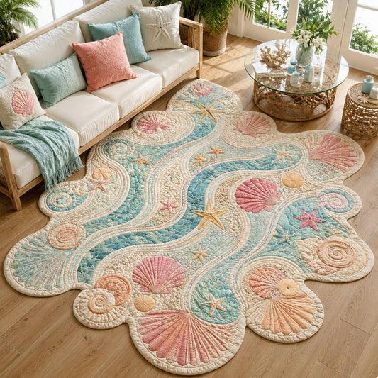 Sandy Shores Custom Shape Area Rug NCU0PT11969