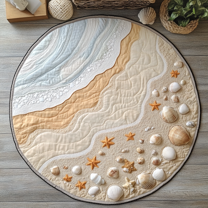 Sandy Shores Quilted Round Mat NCU0DK7254