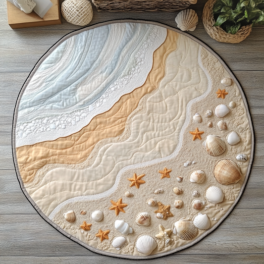 Sandy Shores Quilted Round Mat NCU0DK7254