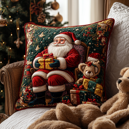 Santa Moment Quilted Pillow Case NCU0DV2344