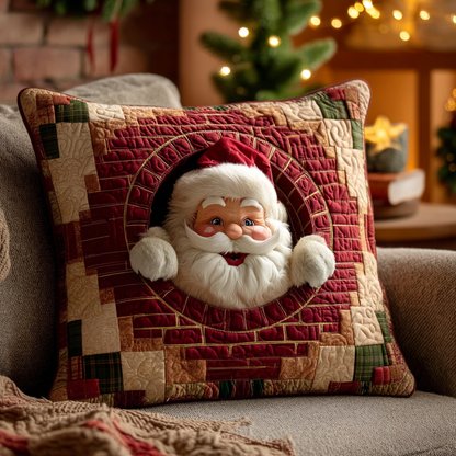Santa Nest Quilted Pillow Case NCU0TV1051
