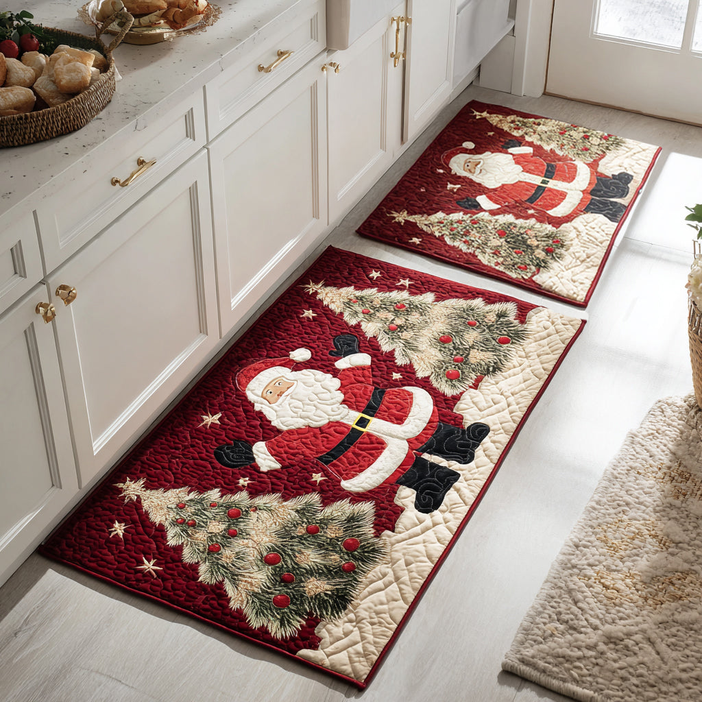 Santa Parade Kitchen Area Rug NCU0DV8496