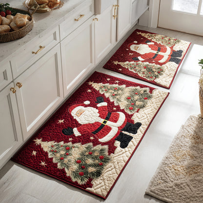 Santa Parade Kitchen Area Rug NCU0DV8496