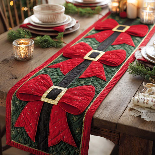 Santa Bel Quilted Table Runner NCU0XD418