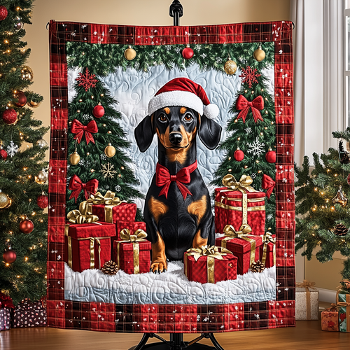 Santa Best Friend Quilted Blanket NCU0VH531