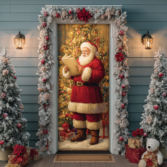 Santa Blessing Quilted Door Cover NCU0DK11237