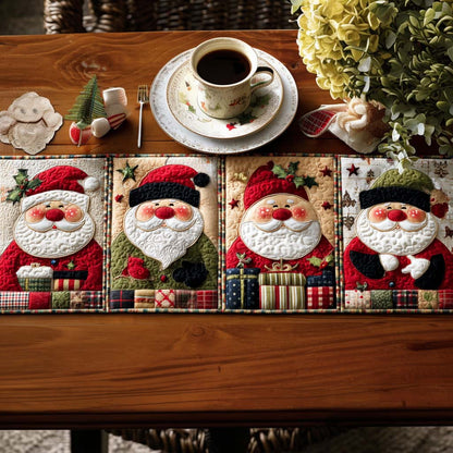Santa Cheer Quilted Table Runner NCU0NT10292