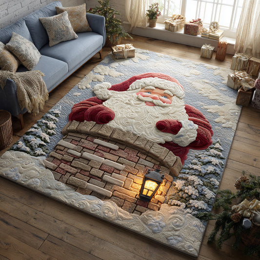 Santa Chimney Area Rug NCU0DV8298