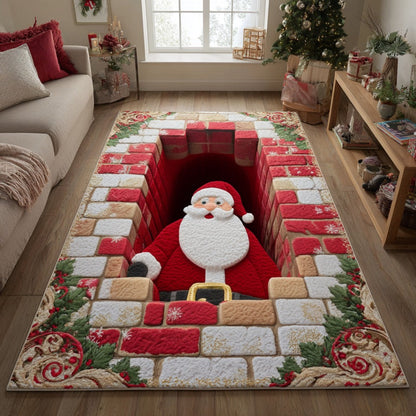 Santa Chimney Area Rug NCU0DV8373