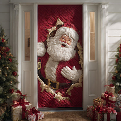 Santa Christmas Eve Quilted Door Cover NCU0TD1644