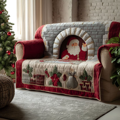 Santa Cozy Corner Quilted Sofa Cover NCU0PT10725