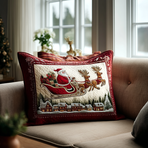 Santa Dream Quilted Bedding Pillow Case NCU0DK10393