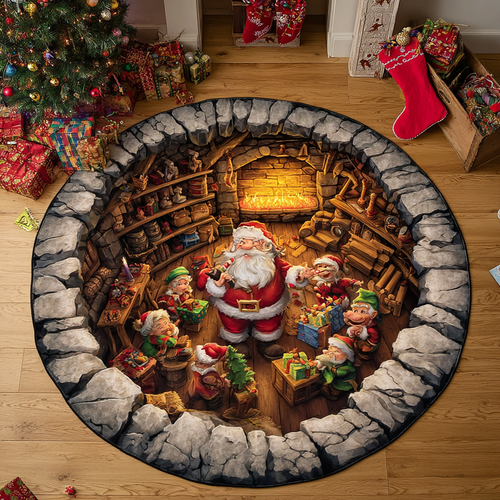 Santa Dream Round Carpet NCU0DK10989
