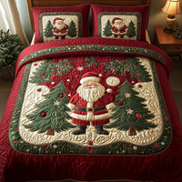 Santa Dreams 3-Piece Quilted Bedding Set NCU0DK10452