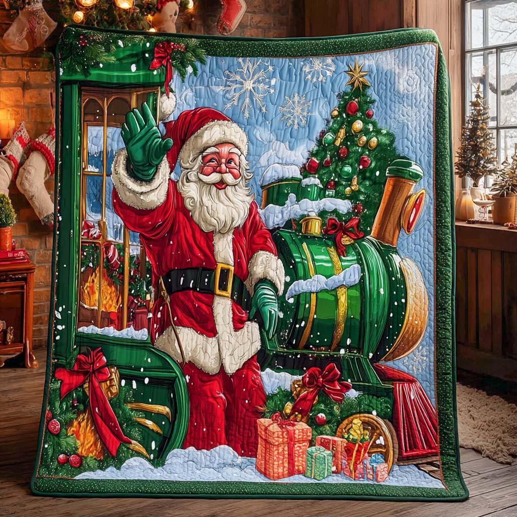 Santa Express Quilted Blanket NCU0XD1087