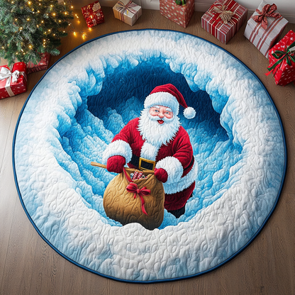 Santa Gift Round Carpet NCU0DK10993