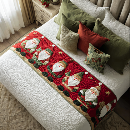 Santa Glow Quilted Bed Runner NCU0DK9868