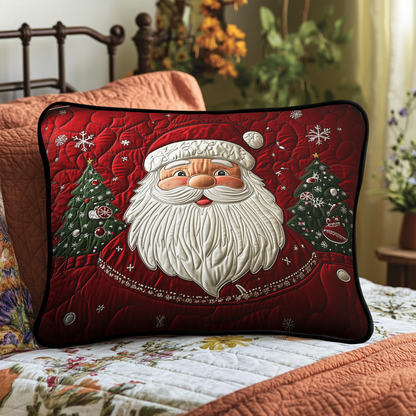 Santa Glow  Quilted Bedding Pillow Case NCU0DK9976