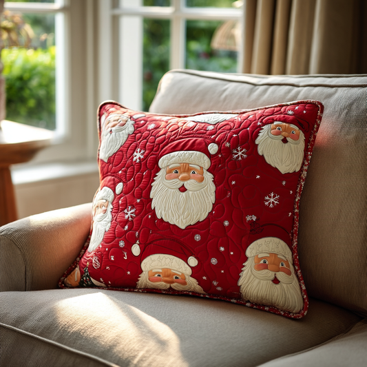 Santa Glow  Quilted Pillow Case NCU0DK9976