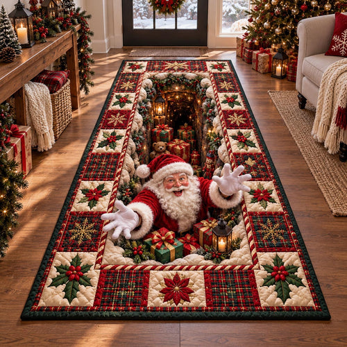 Santa Hallway Surprise Area Rug NCU0DV10274