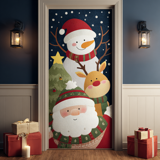 Santa Harmony Quilted Door Cover NCU0DK11233