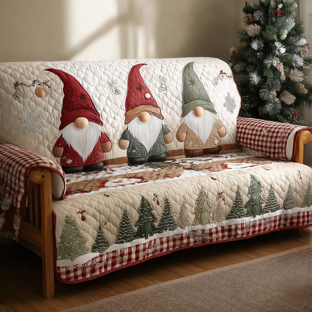 Santa Helper Quilted Sofa Cover NCU0NT11266