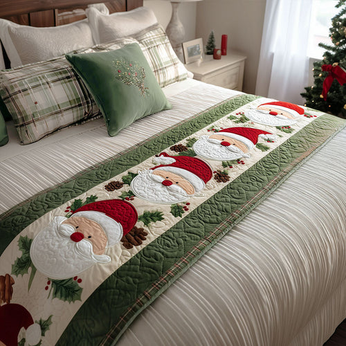 Santa Joy Quilted Bed Runner NCU0PT9165