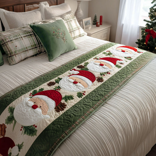Santa Joy Quilted Bed Runner NCU0PT9165