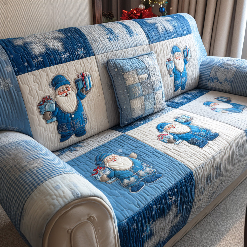 Santa Joy Quilted Sofa Cover NCU0TD1900