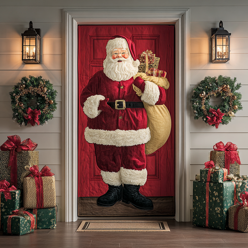 Santa Light Quilted Door Cover NCU0DK10977