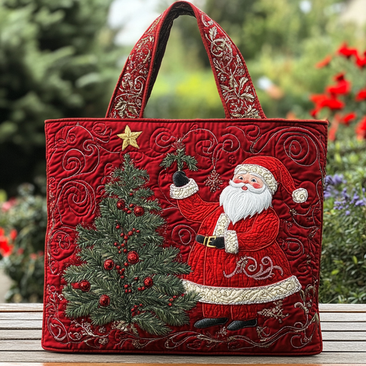 Santa Light Quilted Tote Bag NCU0DK9743
