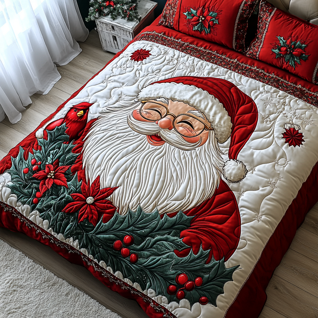 Santa Magic 3-Piece Quilted Bedding Set NCU0DK10392